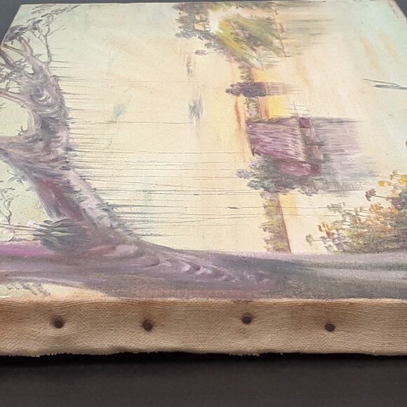 ORIGINAL Manuel Bernuy Ortíz Painting | 1957 | OIL ON CANVAS - Picture 3 of 6